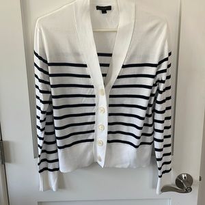 J crew striped sweater